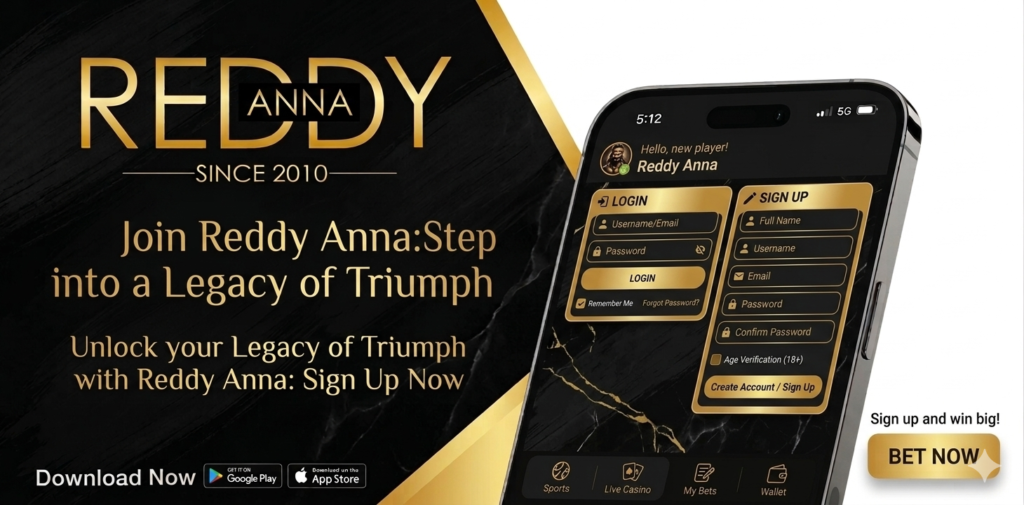 🔐 REDDY ANNA LOGIN & SIGNUP – GET YOUR BETTING ID NOW