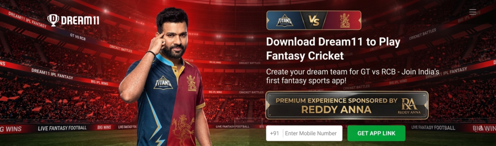GT vs RCB Dream11 Prediction 2026 bet on reddy anna