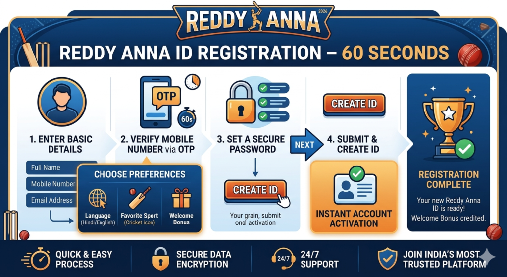 reddy anna registration process simple and fast