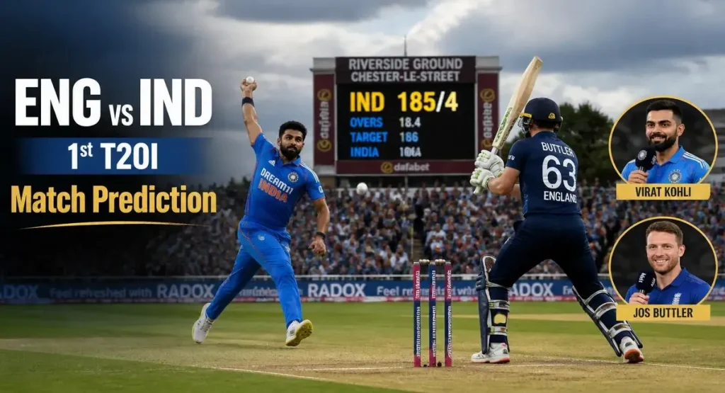 ENG vs IND 1st T20I Betting Tips and Match Prediction Reddy Anna