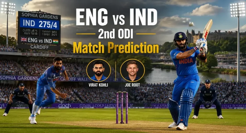ENG vs IND 2nd ODI Match Prediction Reddy Anna