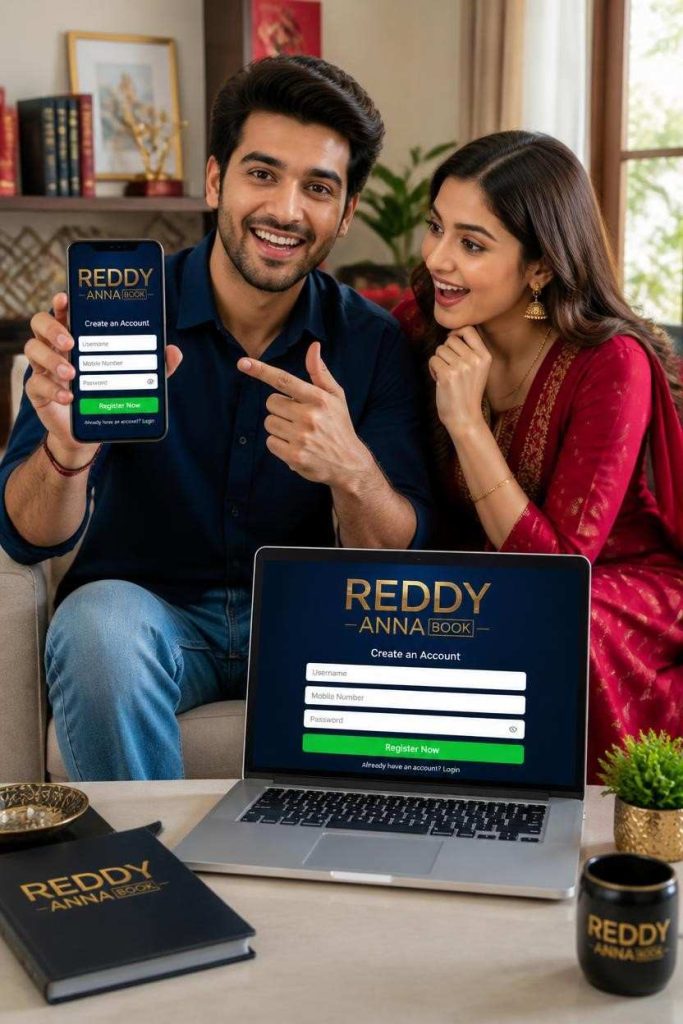 Reddy Anna Book registration guide showing how to create a new Reddy Anna Book betting account