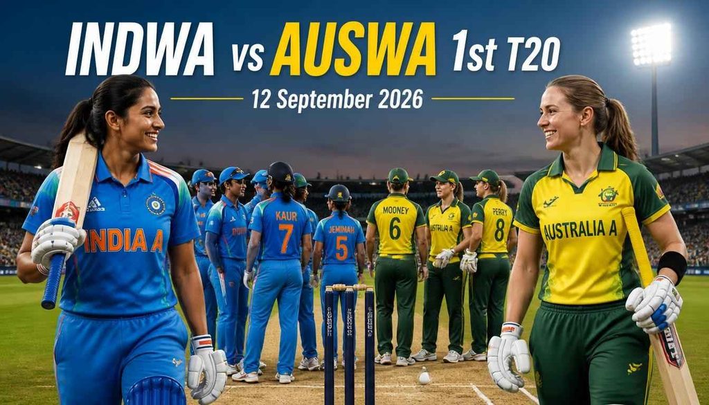 INDWA vs AUSWA 1st T20 schedule and team preview featuring India A Women and Australia A Women