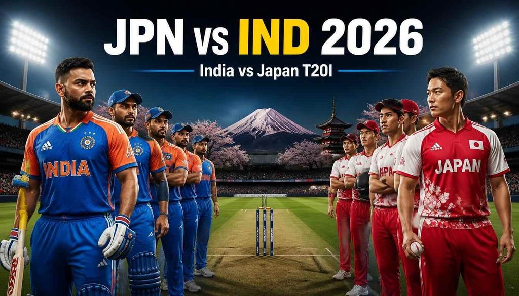 JPN vs IND 2026 India vs Japan T20I at Sano International Cricket Ground