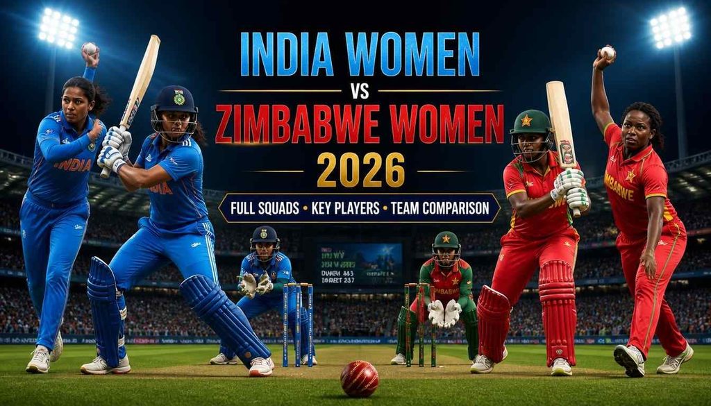 India Women vs Zimbabwe Women 2026 players list, squads and key players match preview