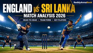 England vs Sri Lanka Match Analysis 2026 – Head-to-Head Records, Team Form and Key Players | ReddyAnnaBook